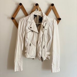 Burberry White Jean Jacket